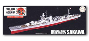Полнокорпусная модель легкого крейсера IJN Sakawa