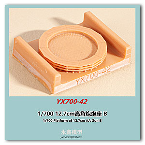 Платформа 1/700 12,7-см зенитной пушки B