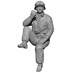 Командир армии США M4A3E8 Второй мировой войны 1/35 (набор для 3D-печати) (требуется предзаказ на 4-5 недель)