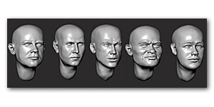 Лысые головы (набор 25)