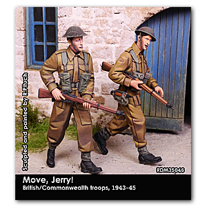 Вперёд, Джерри! Британские войска наступают, 1943-45 (2 фигуры)