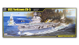 Авианосец ВМС США CV-5 USS Yorktown, 1943 г.