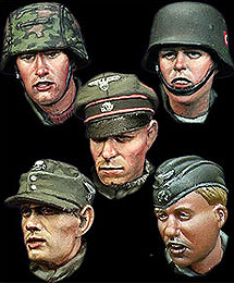Набор голов Второй мировой войны №3 (1/35)