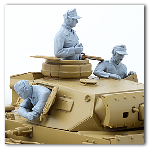 Немецкий экипаж танка Panzer III Ausf.J времён Второй мировой войны (ожидание заказа 3–5 недель)