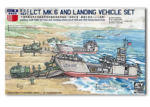 1/350 ROC LCT MK.6 и набор десантных машин