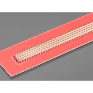 Круглая медная трубка 12 дюймов - 2 мм x 0,36 мм x 4