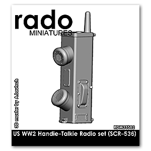 Набор портативной радиостанции США времен Второй мировой войны (SCR-536)