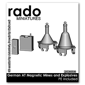 Немецкие противотанковые магнитные мины и взрывчатые вещества