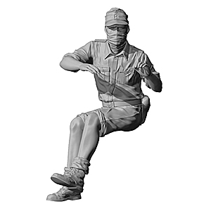 1/35 DAK Экипаж танка 3 Panzer III Ausf.J (3D-напечатанный комплект)