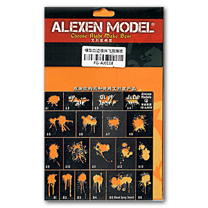 Трафарет B5 «Кровавый спрей»