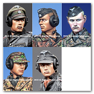 Набор голов экипажа танка WSS №3
