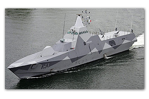 Корвет класса Visby ВМС Швеции (K32/K33/K34)