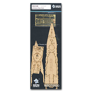 Деревянная колода IJN Mutsu для Fujimi 41490