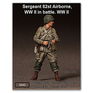 Сержант 82-й воздушно-десантной дивизии, Вторая мировая война, в бою. Вторая мировая война