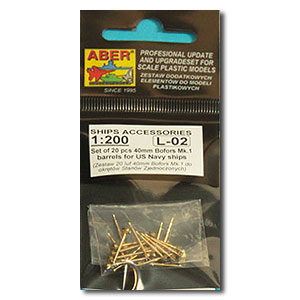 Комплект из 20 стволов 40-мм орудий Bofors Mk.1 для кораблей ВМС США (отправка в течение 3–5 недель)