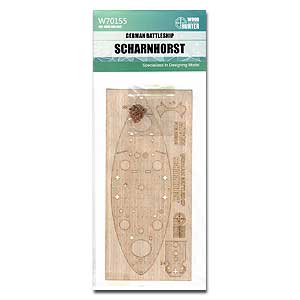 Деревянная палуба немецкого линкора «Шарнхорст» (для MENG WB-002)