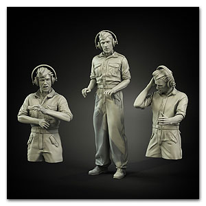 Летняя немецкая рубашка танкового экипажа (3 фигурки)