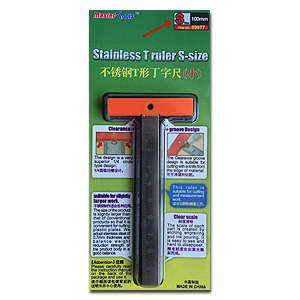 Т-образная линейка из нержавеющей стали #S размер 100 мм