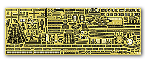 Набор для детального изучения фрегата USNY класса Oliver Hazard Perry в масштабе 1/700